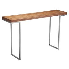 Repetir Modern Console Table Walnut By Moe S Home Walnut Sofa Table Sofa Table Modern Console Tables