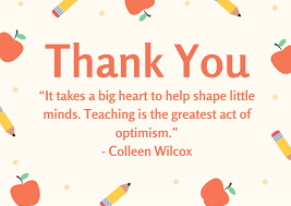 Thank you for being one of the special educators who will live on forever in the minds and hearts of the students whose lives you have touched. 50 Thank You Messages For Preschool Teachers With Quotes Ultima Status