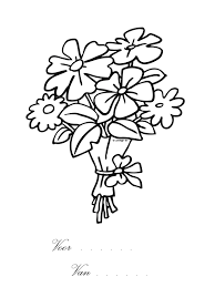 Zoek je een hartjes kleurplaat? Kleurplaat Bloemen Met Hartjes