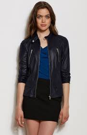 Slick Faux Leather Jacket Jackets Blazers Womens Armani Exchange Clothes Leather Jackets Women Leather Jacket