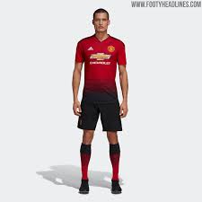 Man utd home shirt 2017 2018. Manchester United 18 19 Home Kit Revealed Footy Headlines