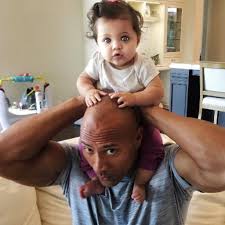 Dwayne Johnson S 11 Month Old Daughter Jasmine With His Long Time Love Lauren Hashian The Rock Dwayne Johnson Dwayne Johnson Daughter Rock Johnson