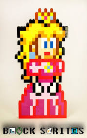 Super Mario Bros Princess Peach Lego Sprite By Xelzor On Etsy 40 00 Voor Het Huis Ideeen