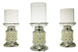 The candleholder will be a humoristic part of your styling with a lot of coolness.the candlestick fits standard size candles and the height is 6cm. Almina 3 Er Deko Kerzenhalter Kerzenstander Silber Metall Al 1013 S Bedibuy Com