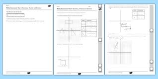 year 6 maths assessment geometry position and direction term 1