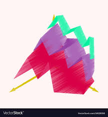 flat shading style icon economic chart