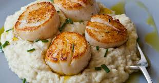 Recipe courtesy of ina garten. Barefoot Contessa Seared Scallops Potato Celery Root Puree