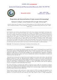 The country maintains a constant economical scale due to the. Pdf Preparation And Characterization Of Virgin Coconut Oil Nanoemulgel Nagib A Elmarzugi Academia Edu