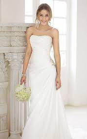 White Bridal Gown By Stella York Wedding Dresses Dream Wedding Dresses Wedding Dresses Strapless