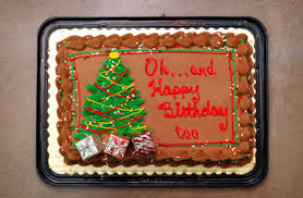I'm not sure if the cake is for her or for an older sibling. Merry Birthday Mas The Joy Of Holiday Birthdays