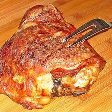 Putenoberkeule Knusprig Aus Dem Backofen Von Mela74 Chefkoch Putenschenkel Putenoberkeule Fleischrezepte