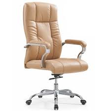 Foshan Manufacturer High Density Foam Seat Armrest Screw Lift Brown Leather Manager Office Chair Leather Office Chair Office Chair Office Chair Design