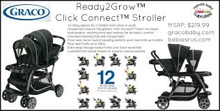 Graco Ready2grow Click Connect Stroller Review Double Stroller 12 Positions Works With 2 Kids Holds 2 Gra Baby Seat Baby Car Seats Click Connect Stroller