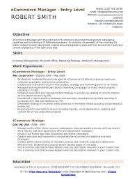 Ecommerce Manager Resume Samples Qwikresume
