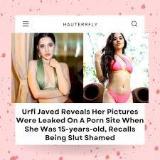 Actor Urfi Javed recently opened up about her experience with being slut  shamed as 15 years old when her photos were uploaded to a porn website. In  a recent interview, Urfi Javed