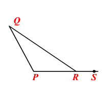 $16:(5 1, 2 measures less than m 5 62/87,21 by the exterior angle inequality theorem, the exterior angle ( 5) is larger than either remote interior angle ( 7 and 8). Exterior Angle Inequality