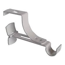 1 Support Simple Ouvert Sans Percage Pour Barre Geko Blanc O28 Mm X L 9 Cm Castorama