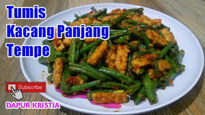 Teringat waktu kecil ini salah satu sayur favorit. Resep Tumis Tempe Kacang Panjang Youtube