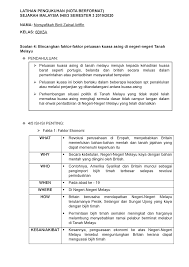 I) kita haruslah memiliki semangat patriotik dalam diri agar kita dapat. Perluasan Kuasa Asing Sejarah Studocu