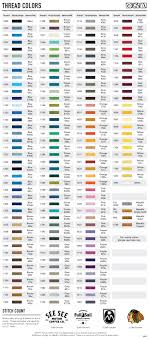 Meticulous Pantone Thread Color Chart Pantone To Madeira