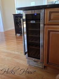 Wine A Little Hicks House Wine Fridge Kitchen Remodel Diy Kitchen Island