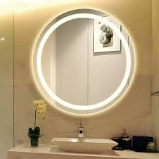 Mirrors for all applications, including mirrors with lights for the bathroom and magnifying mirrors. Bathroom Wall Led Light Mirror Round Wall Hanging Washroom Toilet Makeup Mirror Touch Switch Led Mirror In Shop Customized Led Mirrors In India