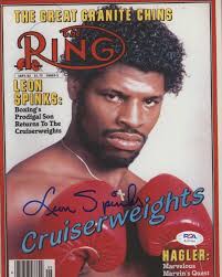 Leon Spinks Autographed Memorabilia