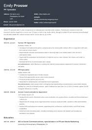 Public Relations Resume Example Template Influx In 2020 Cv Examples Professional Resume Examples Resume Examples
