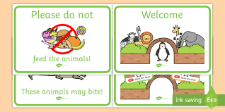 Maybe you would like to learn more about one of these? Zoo Dramatic Play Signs Teacher Made