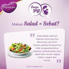 Bisa dalam bentuk sayuran mentah seperti salad. Prenagen World Bumil Doyan Makan Salad Sayur Salad Facebook
