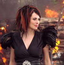 Sharon Den Adel Within Temptation Black And Red Hair Symphonic Metal Women Of Rock Metal Girl