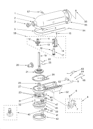 kitchenaid ksm50p stand mixer parts