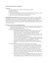 MINUTES OF THE JUNE 6 MEETING I. Opening A. Meeting called to order at 7:05  p.m. by Brad Buffett, president. B. Pledge of Allegi