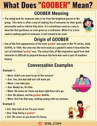 Goober Meaning What Does Goober Mean With Useful Examples Ingilizce
