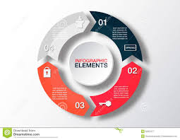 Vector Circle Arrows For Infographic Template For Diagram