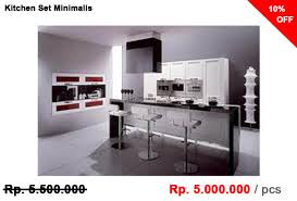 Hasil gambar untuk kitchen set minimalis