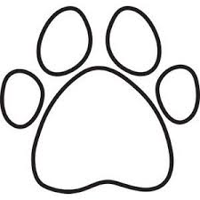 40+ dog paw print coloring pages for printing and coloring. Dog Paw Template Paw Print Clip Art Dog Paw Print