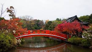 Autumn Kyoto Bridge Dream Vacation Spots Kyoto World Images