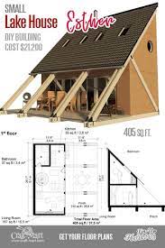 Cute Small Cabin Plans A Frame Tiny House Plans Cottages Containers Craft Mart Small Lake Houses Small Cabin Plans Lake House Plans