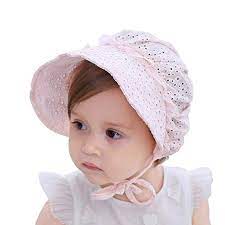 Amazon Com My Little Baby Baby Girls Sun Hat Summer Baby Hats Fashion Hollow Sun Protection Caps Floppy Beach Hat Girls Sun Hat Baby Sun Hat Girl Summer Baby