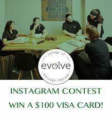 Check spelling or type a new query. Instagram Contest Win A 100 Visa Gift Card Evolve College Of Massage Therapy