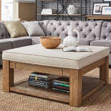 This tufted, square ottoman is a great piece to round out your living room ensemble. Buy Lennon Square Storage Ottoman Coffee Table At Best Discounted Prices