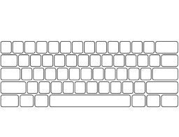 Included Is A Blank Template Of A Qwerty Keyboard And Numeric Keypad This Is Great To Use As A Supplement When Keyboard Lessons Keyboarding Computer Keyboard