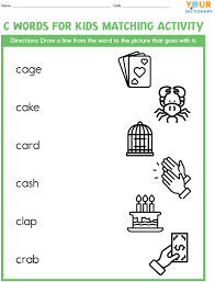 Do you know lots of words in english? Words That Start With C For Kids