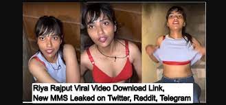 Riya Rajput Viral Video Download Link, New MMS Leaked on Twitter, Reddit,  Telegram - Hindi Process