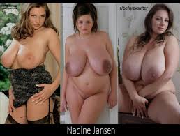 Nadine Jansen had huge tits and her baby made them massive