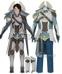 The Dragon Prince General Amaya Cosplay Costume No Back Prop Costumes Thunder dragon dragon age fan art art rayla dragon prince dragon princess prince art rayla x callum cartoon. the dragon prince general amaya cosplay