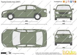 Compare 2010 toyota corolla different trims: Toyota Corolla Dimensions