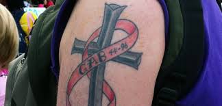 Males do not show their emotional side much whereas female openly shows their love and. Pink Ink A Ribbon Cross Tattoo For Mom My Pink Ink