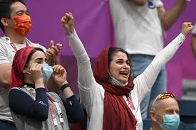 The opening ceremony of the 32nd olympic games was held in tokyo at 8 pm local time, and the iranian. Cbzt5yetktuqwm